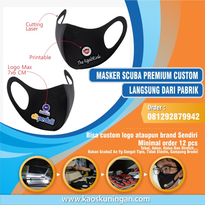Masker Scuba Harga Termurah (Bisa Custom) WA 081292879942